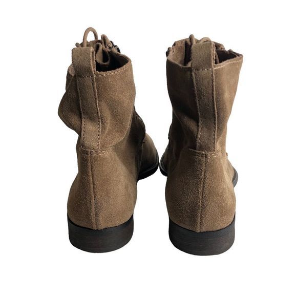 Sam Edelman Womens Mackay Ankle Boots Booties Brown Leather Zipper Combat 10.5 M - Picture 2 of 11